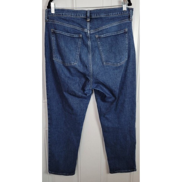 Old Navy Womens Sky-Hi Straight Jeans Size 14 Extra High-Rise Button Fly - Picture 6 of 6